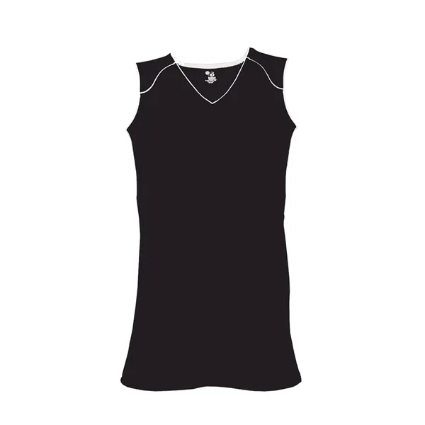 The Adrenaline Ladies' Jersey is made from 100% polyester moisture-management fabric.... from ASI 37461 Augusta Sportswear