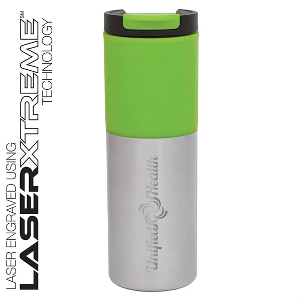 Nitro 16oz. Steel & PP Tumbler... from ASI 67866 Logomark/Valumark