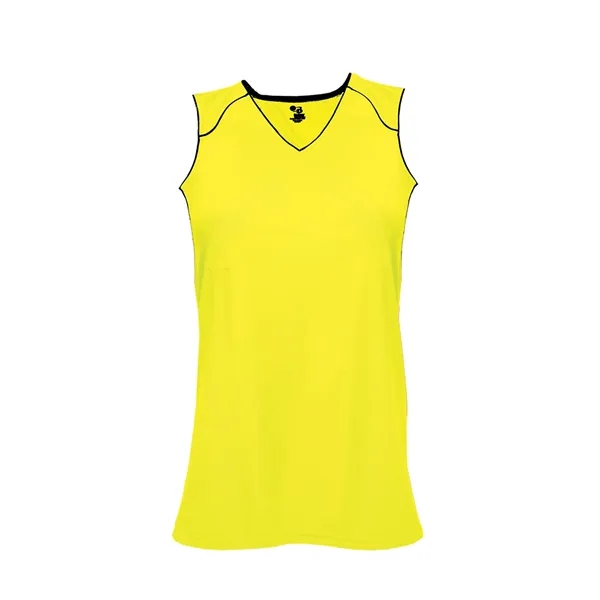 The Adrenaline Ladies' Jersey is made from 100% polyester moisture-management fabric.... from ASI 37461 Augusta Sportswear