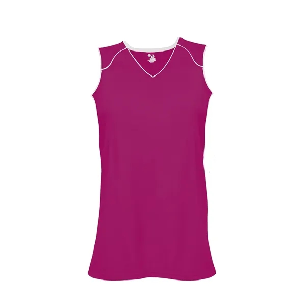 The Adrenaline Ladies' Jersey is made from 100% polyester moisture-management fabric.... from ASI 37461 Augusta Sportswear