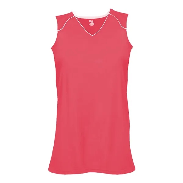 The Adrenaline Ladies' Jersey is made from 100% polyester moisture-management fabric.... from ASI 37461 Augusta Sportswear