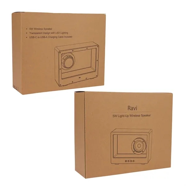 Ravi 5W Transparent Wireless Speaker... from ASI 67866 Logomark/Valumark