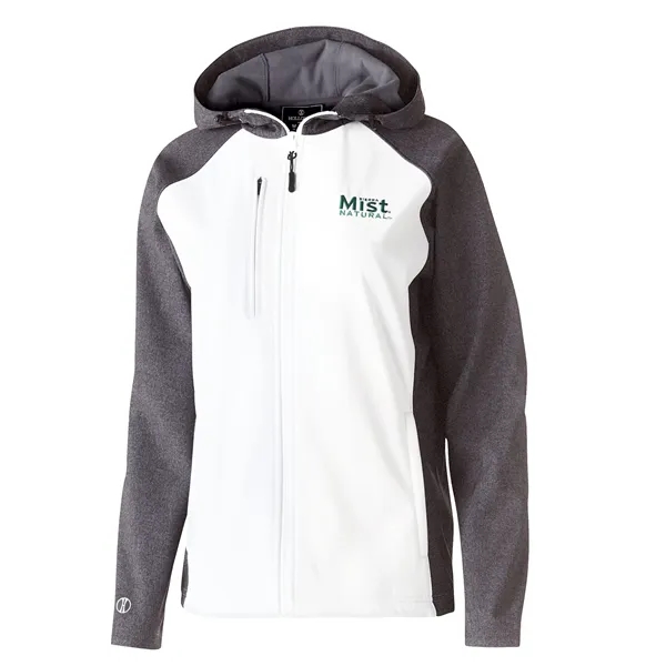 The Ladies Raider Softshell Jacket is made from a lightweight blend... from ASI 37461 Augusta Sportswear / Holloway Sportswear