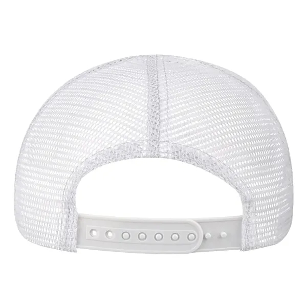 Order Custom High Crown Trucker, Brushed Twill/Mesh, Snapback Baseball Caps. American... from ASI 73775 Unionwear