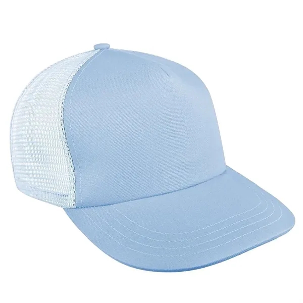 Order Custom High Crown Trucker, Brushed Twill/Mesh, Snapback Baseball Caps. American... from ASI 73775 Unionwear