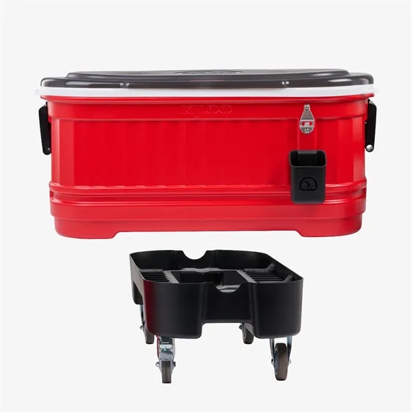 This rolling cooler is part bar cart, part ice chest, and... from ASI 76730 Peerless Umbrella Co Inc