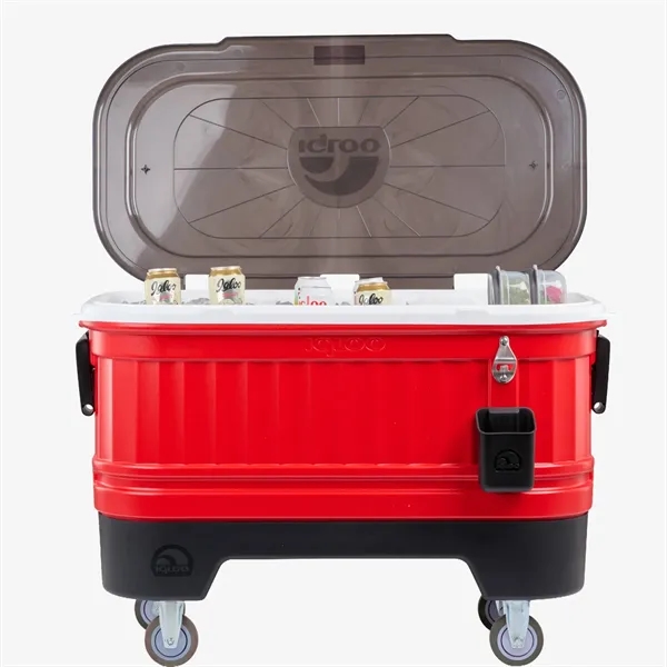 This rolling cooler is part bar cart, part ice chest, and... from ASI 76730 Peerless Umbrella Co Inc