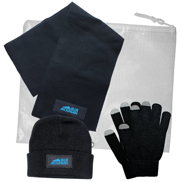 3 Piece Knit Set with All Purpose Pouch... from ASI 30270 Aakron Line