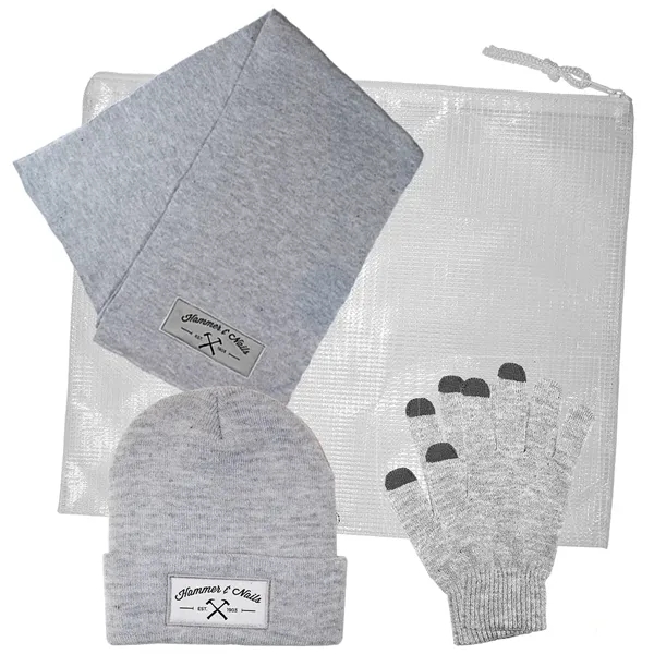 3 Piece Knit Set with All Purpose Pouch... from ASI 30270 Aakron Line