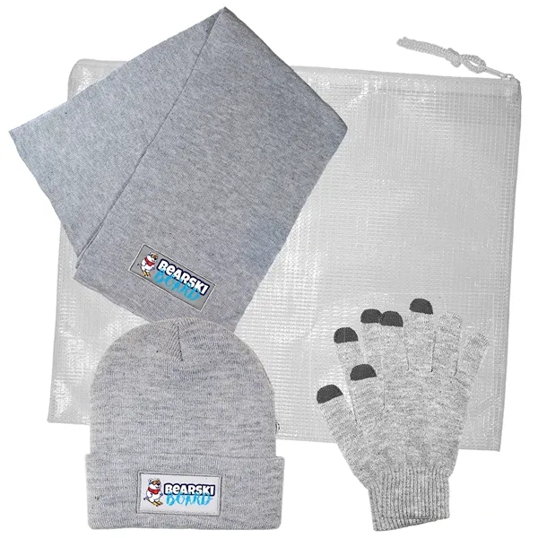 3 Piece Knit Set with All Purpose Pouch, Full Color Digital... from ASI 30270 Aakron Line