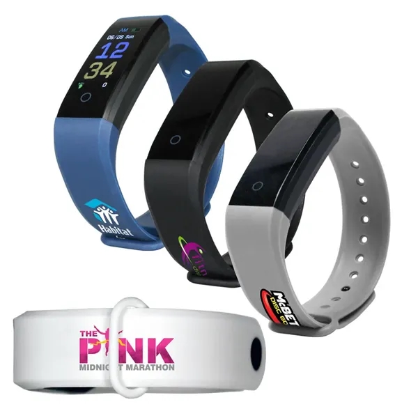 Activity Tracker Wristband 2.0, Full Color Digital... from ASI 30270 Aakron Line