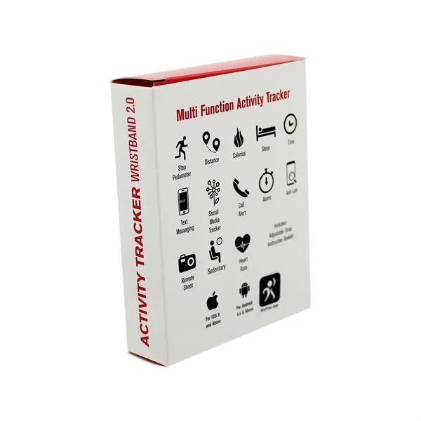 Activity Tracker Wristband 2.0, Full Color Digital... from ASI 30270 Aakron Line