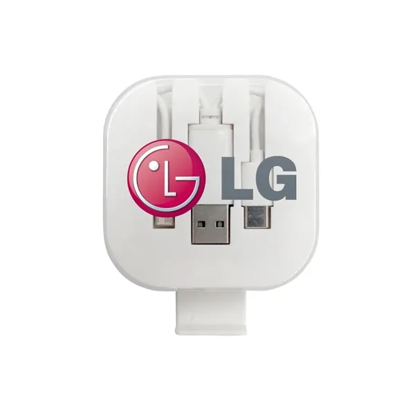 Charging Cable Case with Phone Stand, Full Color Digital... from ASI 30270 Aakron Line