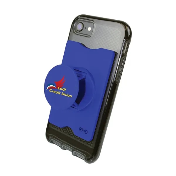 RFID Stand-Out Phone/Card Holder, Full Color Digital... from ASI 30270 Aakron Line