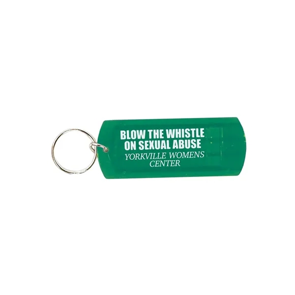 2.8" x 1.1" key tag with whistle... from ASI 56100 Gemini Ind Inc / Gemini Line™