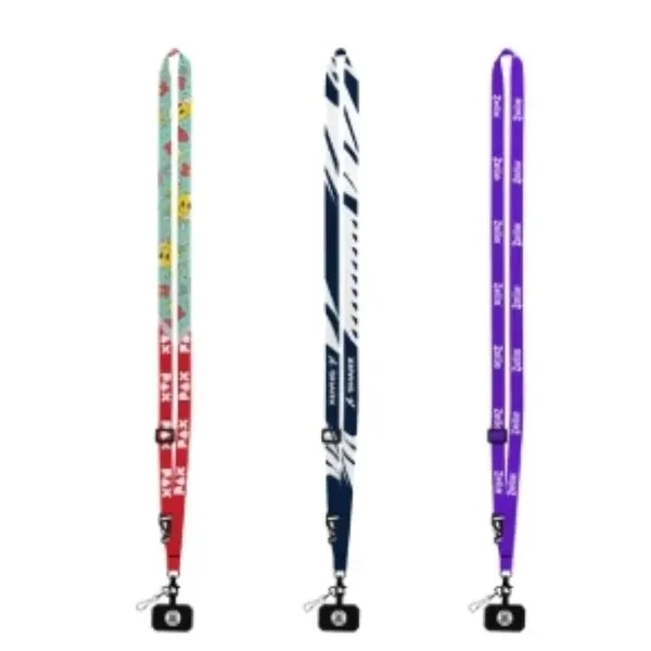 Crossbody Phone Lanyard with Lobster Hook, J-hook and Nylon Phone Patch... from ASI 88060 Snugz/USA Inc