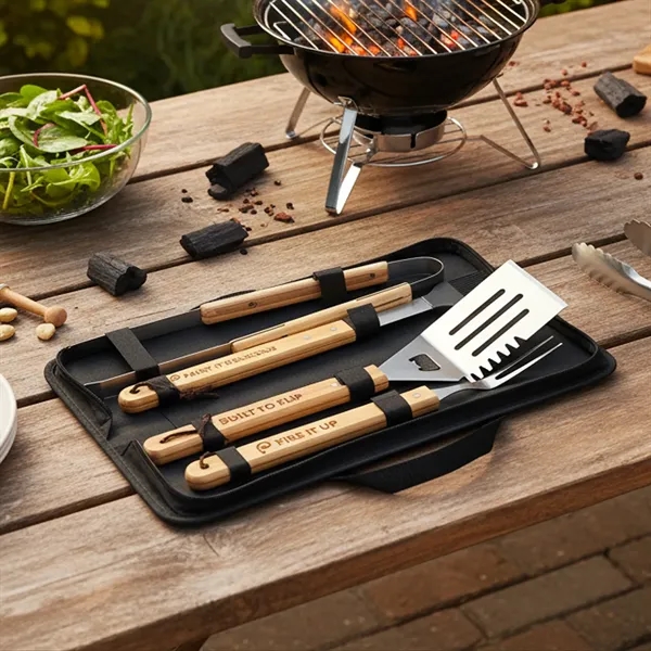 A five-piece essential kit for backyard chefs and tailgate pros in... from ASI 76730 Peerless Umbrella Co Inc