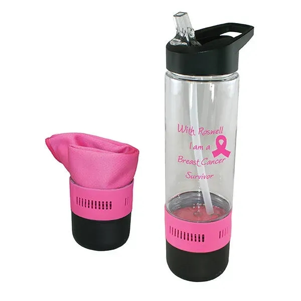 17 oz. Co-Poly Bottle with Cooling Towel... from ASI 30270 Aakron Line