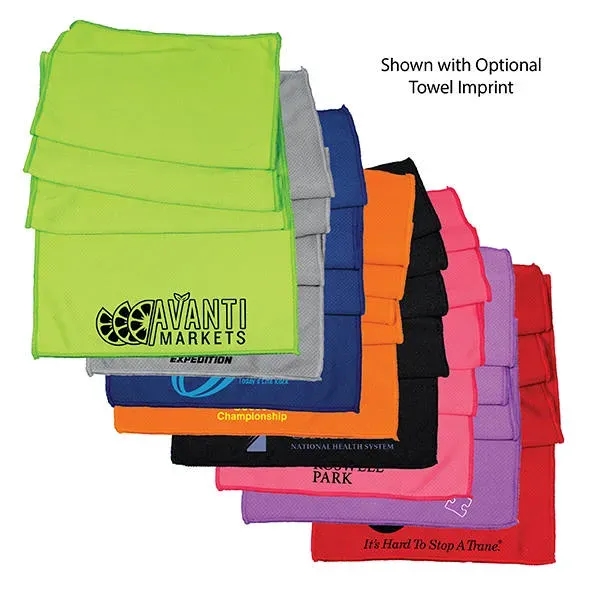 17 oz. Co-Poly Bottle with Cooling Towel... from ASI 30270 Aakron Line