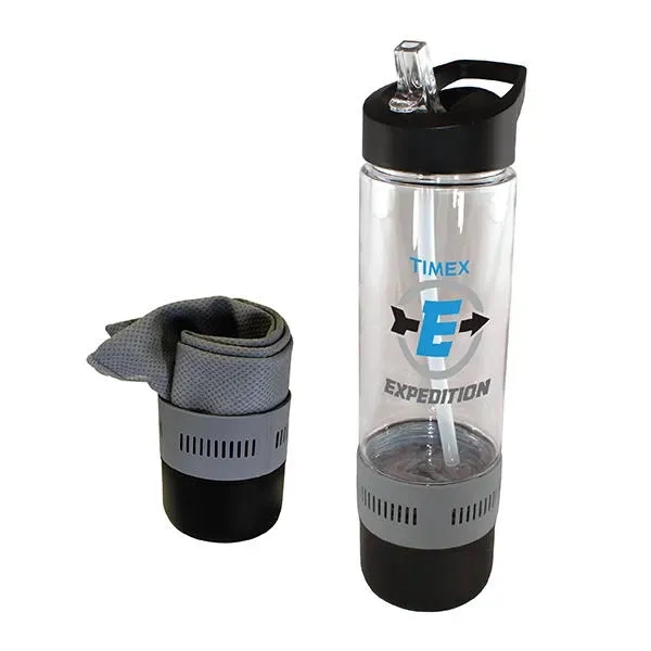 17 oz. Co-Poly Bottle with Cooling Towel, Full Color Digital... from ASI 30270 Aakron Line