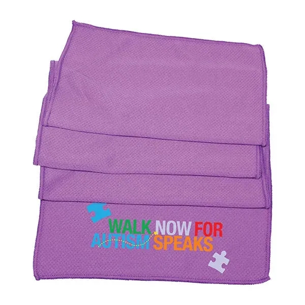 17 oz. Co-Poly Bottle with Cooling Towel, Full Color Digital... from ASI 30270 Aakron Line