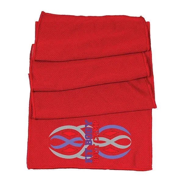 17 oz. Co-Poly Bottle with Cooling Towel, Full Color Digital... from ASI 30270 Aakron Line