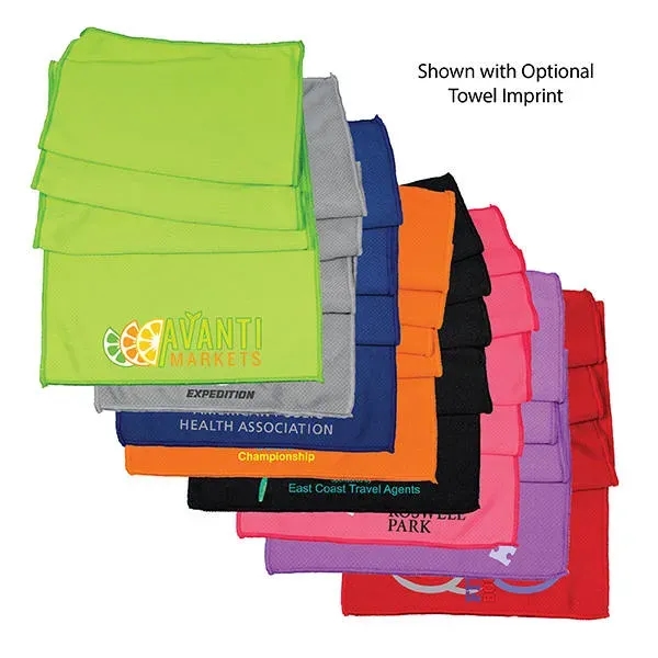 17 oz. Co-Poly Bottle with Cooling Towel, Full Color Digital... from ASI 30270 Aakron Line