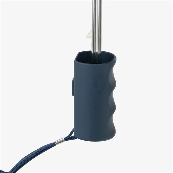 The canopy uses sustainable rPET fabric, and the umbrella finishes with... from ASI 76730 Peerless Umbrella Co Inc