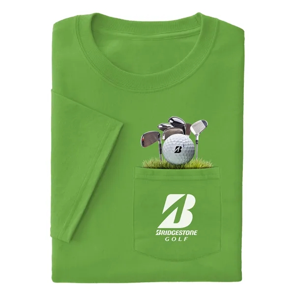 2 imprints up to 4"x4" (inside + outside of pocket) +... from ASI 57371 Eyevertising / Bold Promo