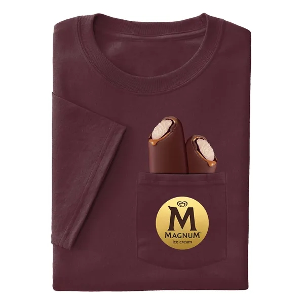 2 imprints up to 4"x4" (inside + outside of pocket) +... from ASI 57371 Eyevertising / Bold Promo