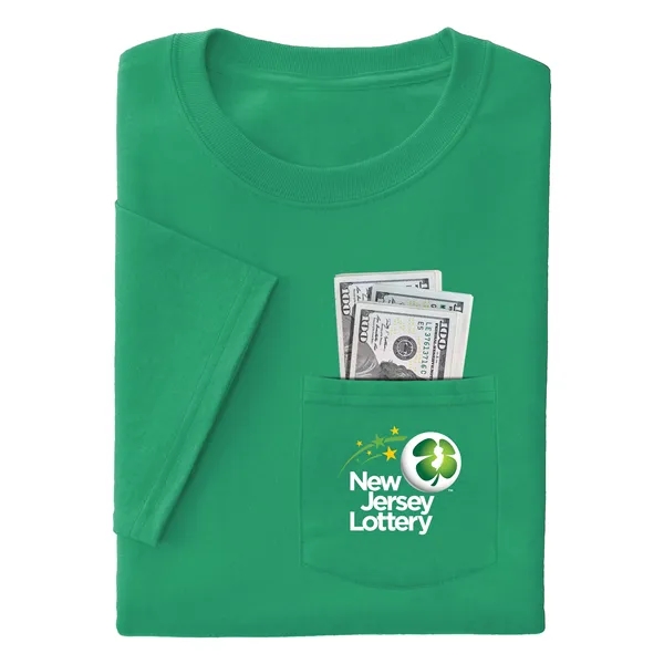 2 imprints up to 4"x4" (inside + outside of pocket) +... from ASI 57371 Eyevertising / Bold Promo