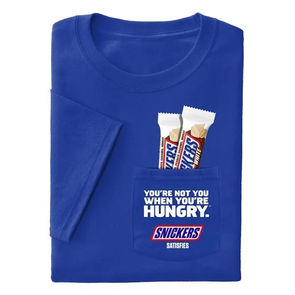 2 imprints up to 4"x4" (inside + outside of pocket) +... from ASI 57371 Eyevertising / Bold Promo