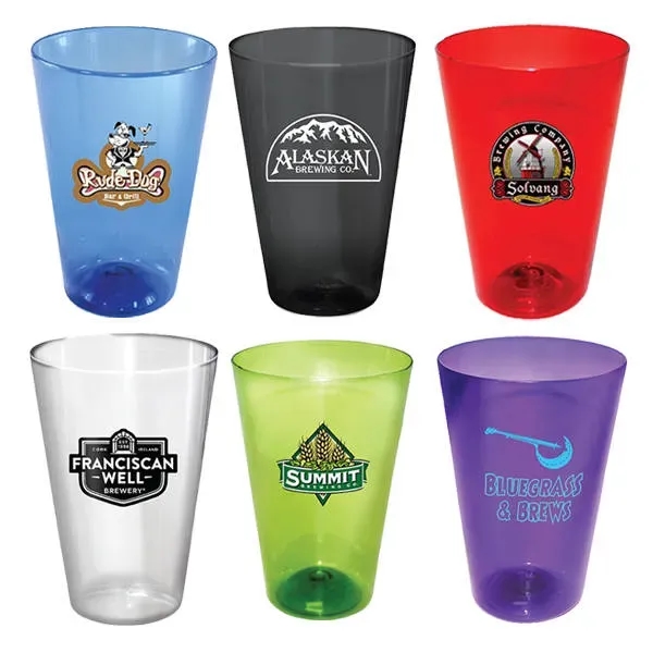 16 oz. Plastic Pint Glass... from ASI 30270 Aakron Line