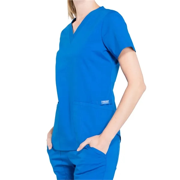 Cherokee - Workwear Professionals - Women's V-Neck Top... from ASI 86018 Scrub Authority