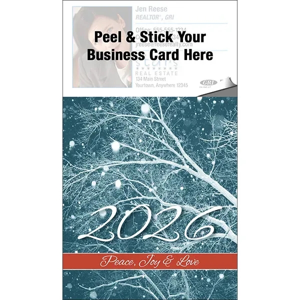 12-Month Calendar Magnet Pad - Tear-Off with Blank White Envelopes... from ASI 46719 Corner Lot Marketing Inc / CLMPromotions