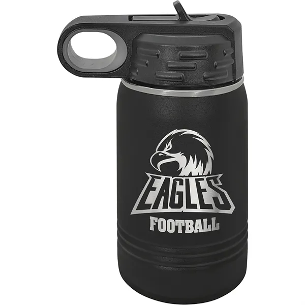 Polar Camel 12oz Stainless Steel Water Bottle. Screw on lid with... from ASI 74601 Calico