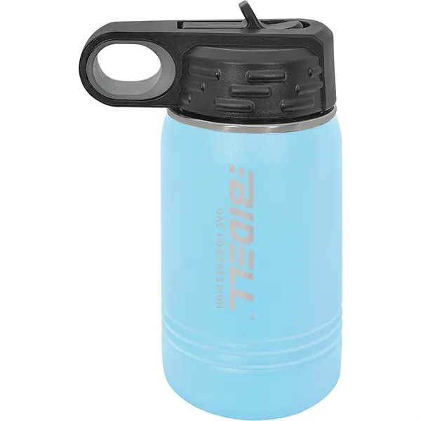 Polar Camel 12oz Stainless Steel Water Bottle. Screw on lid with... from ASI 74601 Calico