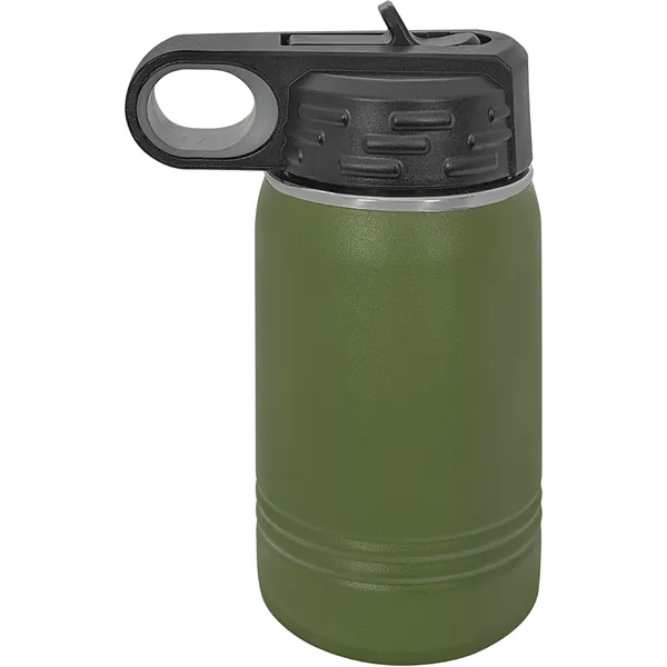 Polar Camel 12oz Stainless Steel Water Bottle. Screw on lid with... from ASI 74601 Calico
