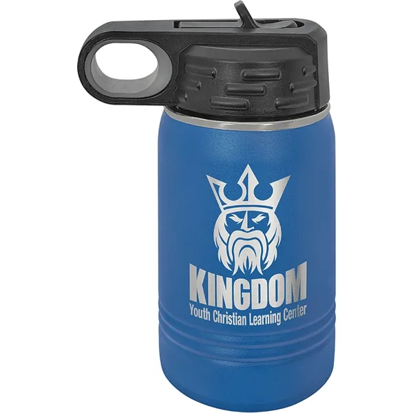 Polar Camel 12oz Stainless Steel Water Bottle. Screw on lid with... from ASI 74601 Calico