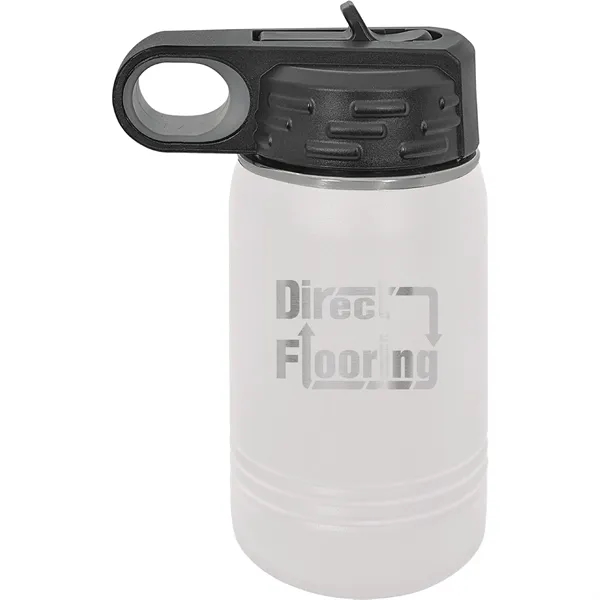 Polar Camel 12oz Stainless Steel Water Bottle. Screw on lid with... from ASI 74601 Calico