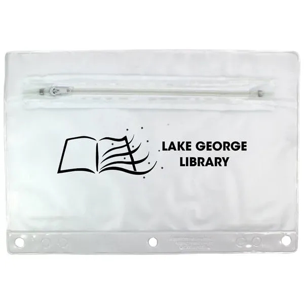 Translucent Vinyl Zippered Pack With Colored Trim... from ASI 30270 Aakron Line