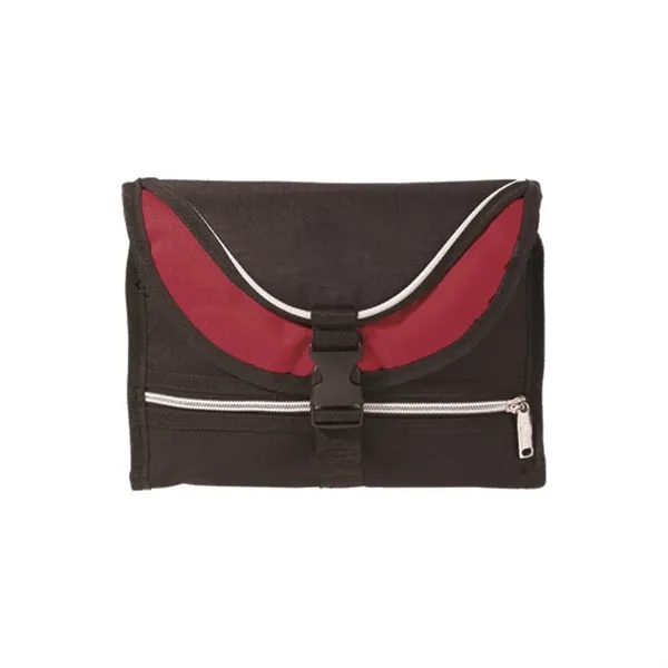 Toiletry bag with zippered mesh pocket, 600 denier polyester.... from ASI 84592 St Regis Group