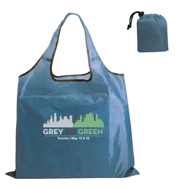 RPET Fold-Away Carryall, Full Color Digital... from ASI 30270 Aakron Line