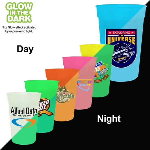 17 oz. Nite Glow Stadium Cup... from ASI 30270 Aakron Line