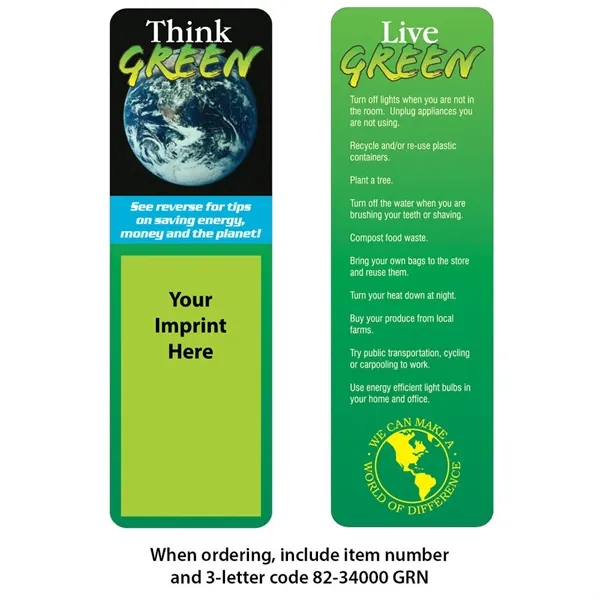 Bookmark, Full Color Digital (2 Side Custom Imprint)... from ASI 30270 Aakron Line