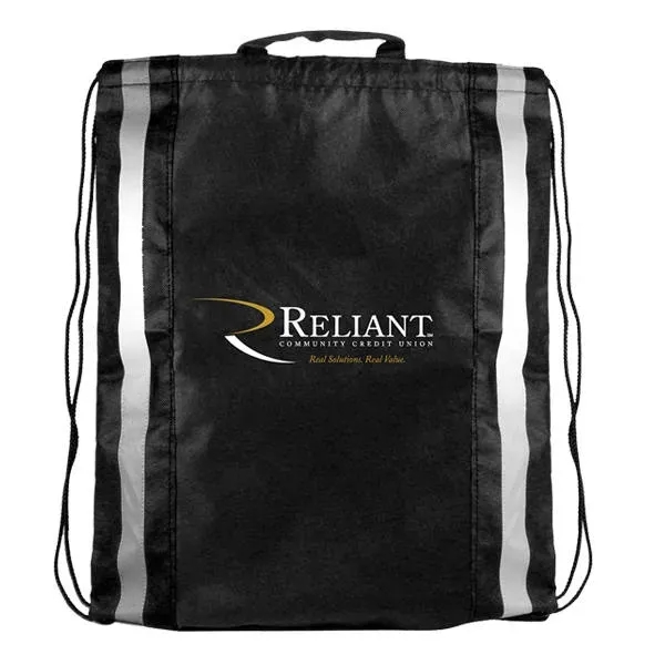 NW Reflective Drawstring Backpack, Full Color Digital... from ASI 30270 Aakron Line