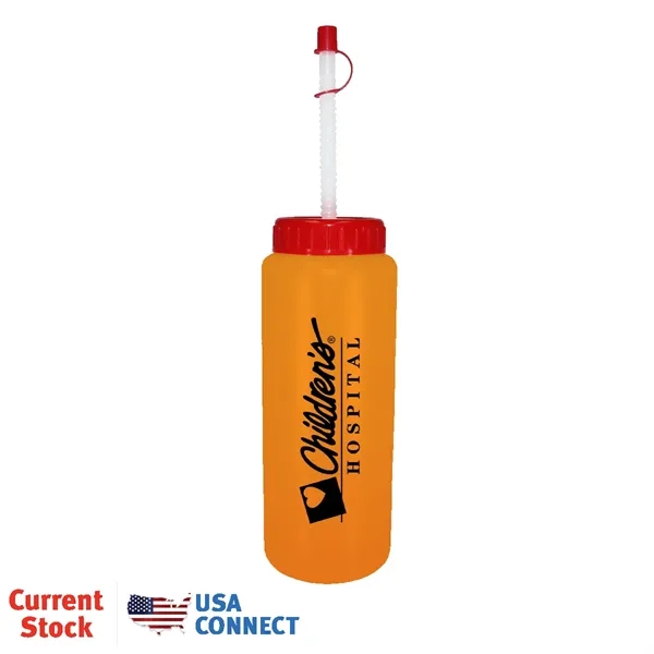 32 oz. Sports Bottle with Flexible Straw... from ASI 30270 Aakron Line