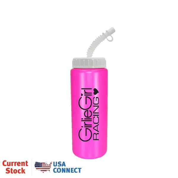 32 oz. Sports Bottle with Flexible Straw... from ASI 30270 Aakron Line