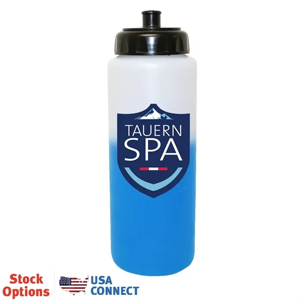 Mood™ 32 oz. Sports Bottle With Push 'n Pull Cap, Full... from ASI 30270 Aakron Line