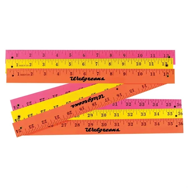 Folding Yardsticks - Fluorescent Finish... from ASI 30270 Aakron Line